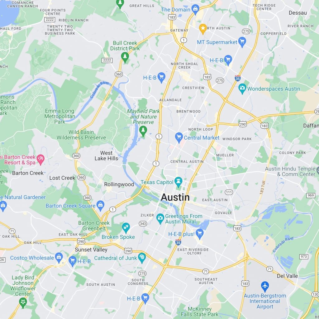 Austin City Map