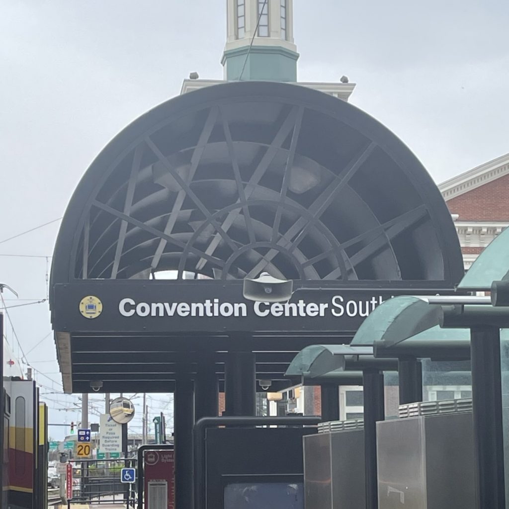 Convention Center Light Raillink Stop