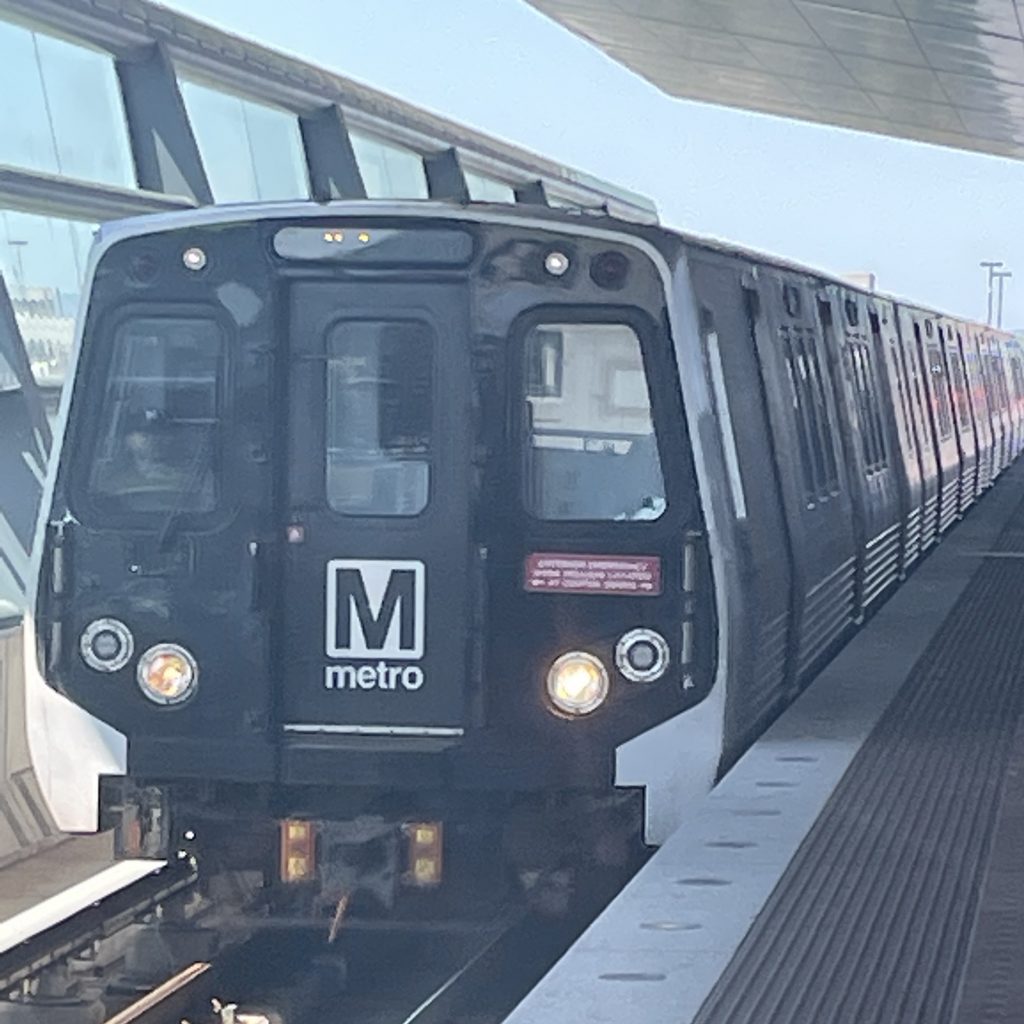 Washington DC Metro Train