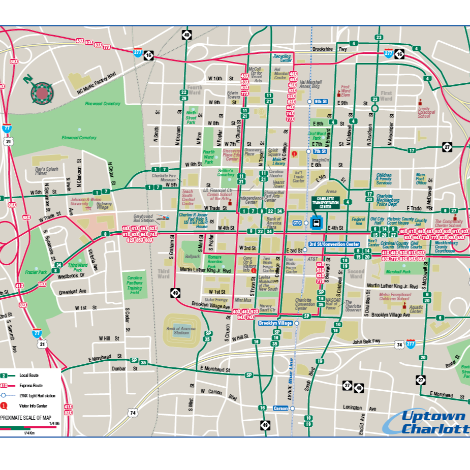 Charlotte Transit Map