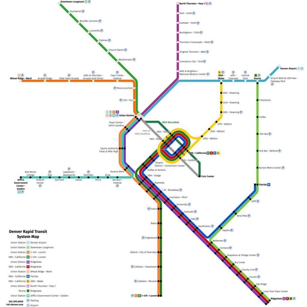 Denver Transit Map
